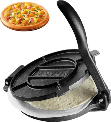 Produktbild von Tortilla-Presse Chapati Maker Gusseisen Schwerlast 25 cm