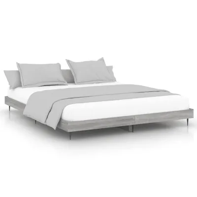 Obrázok produktu pre vidaXL Rám postele bez matraca Grey Sonoma 160x200 cm materiál na báze dreva