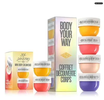 Produktbild von Sol de Janeiro Mini Body Cream Duo Body Your Way Set