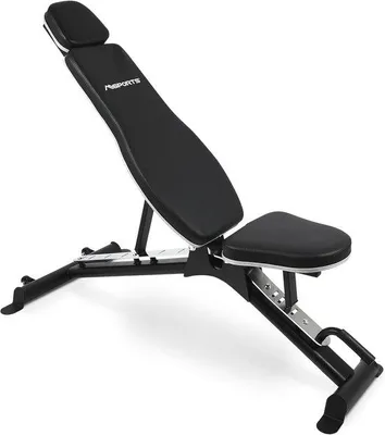 Produktbild von Famanu Fitnessbank Multifunktional verstellbar bis 200 kg - Schwarz