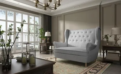 Image de Banc Chesterfield 2 places 2 places Canapé Coussin velours Canapé Nouveau