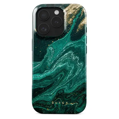 Produktbild von Burga, Stoßfeste Schutzhülle für iPhone 16 Pro Emerald Pool, Tannengrün