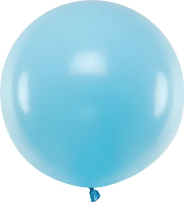 Immagine prodotto di Pallone gigante in lattice blu 60 cm - Taglia unica