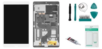Produktbild von Huawei MediaPad M3 Display weiß - Set