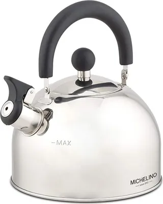 Produktbild von Flötenkessel 2L EDS mit schwarzem Griff
