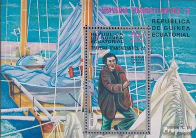 Produktbild von Briefmarken Äquatorialguinea 1973 Mi Block53 (kompl.Ausg.) postfrisch Transatlantik-Segelregatta