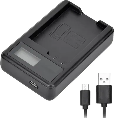 Obrázek produktu pro aqxreight SEIVI CZ EL15 LCD indikátor nabíjení baterií pro D800 D750 D7000 Jednoslotová nabíječka baterií Nabíječka baterií