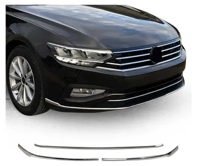 Immagine prodotto di Griglia modanature paraurti per VW Passat 2019-2025 acciaio inox cromo 3pz