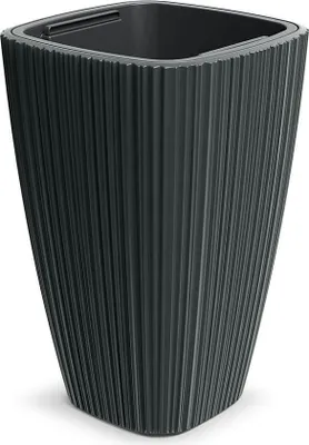 Obrázek produktu pro Květináč ORO 29 cm - Barva: tmavě šedá