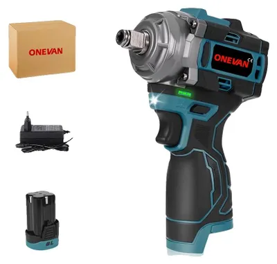 Immagine prodotto di Avvitatore a impatto, motore brushless, coppia elevata, 1 set di batterie A, UE