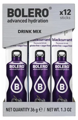 Produktbild von Bolero Sticks (12x3g) Blackcurrant - Intra- & Post-Workout - Intra-Workout