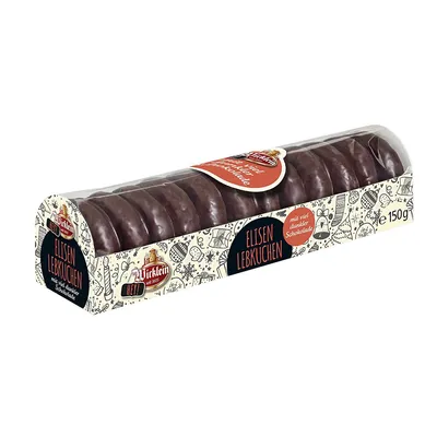 Produktbild von Wicklein Hey Mini Elisen Lebkuchen dunkle Schokolade mit Nuss 150g