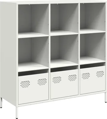 Immagine prodotto di Credenza Bianca 101,5x39x103,5 cm in Acciaio