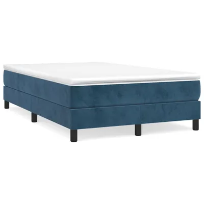 Immagine prodotto di vidaXL Struttura letto a molle blu scuro 120x200 cm in velluto