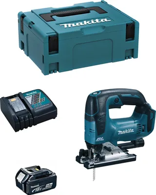Produktbild von Pendelhubstichsäge MAKITA DJV182RTJ1 (1 x 5,0 Ah + DC18RC + MAKPAC 2)