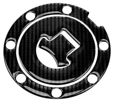 Produktbild von Tankdeckel-Aufkleber aus Kohlefaser für Motorräder