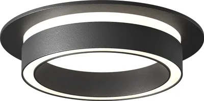 Produktbild von Maytoni  Einbaustrahler Orlo 1x GX53 excl. Schwarz aus Aluminum und Acryl   15W für Küche, Schlafzimmer, Wohnzimmer, Esszimmer, Lobby