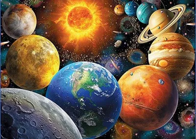 Produktbild von Eurographics Puzzle Solar System - 500 Teile - Lernspielzeug