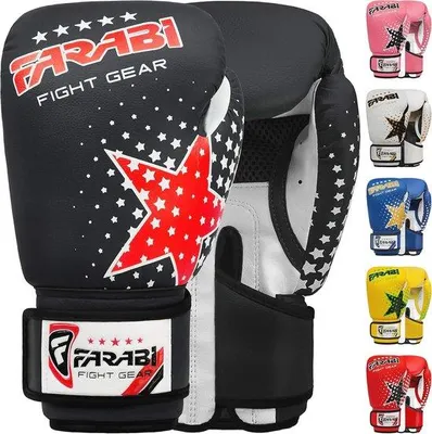 Productafbeelding van Kinder bokshandschoenen 6 oz voor jongens en meisjes - Kickbokshandschoenen voor MMA en Muay Thai