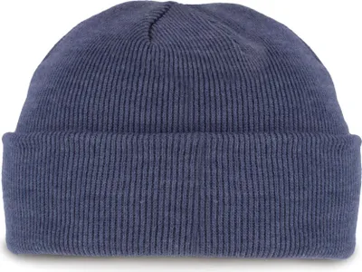 Produktbild von K-Up Herren Mütze Beanie Wintermütze Mütze Fleecemütze Strickmütze, Größe:U, Farbe:Blue Heather
