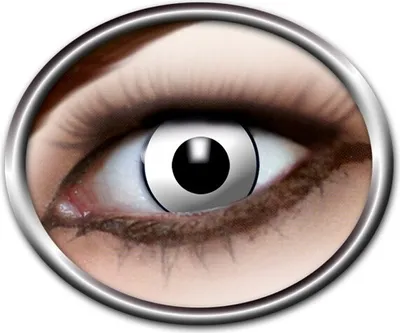 Produktbild von Zoelibat Eyecatcher White Manson Kontaktlinsen 3  Monate Intensiver Weiß‑Look
