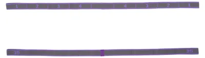 Produktbild von Yoga Stretch Strap Frauen Fitness Hohe Elastische MultiLoop Übung Band Gürtel (Lila Grau)