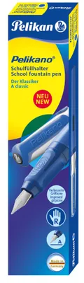 Obrázek produktu pro Pelikan® 802918 Školní plnicí pero Pelikano® Blue, hrot A, ve skládací krabičce