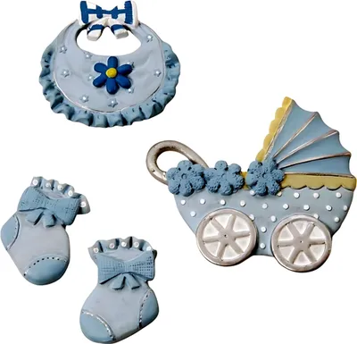 Produktbild von KNORR PRANDELL 216930197 Dekostreu Baby 2 - 45 cm Polyresin blau