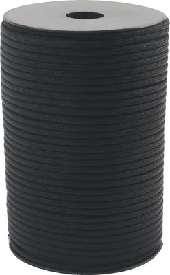Produktbild von INF 100 Meter 9-Kern Paracord Spule - Vielseitiges Polypropylenfaserseil Schwarz