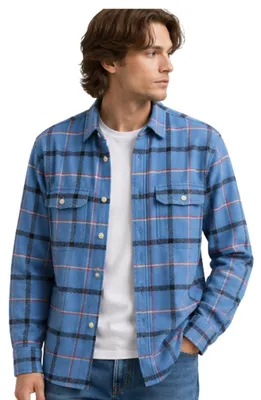Productafbeelding van Herrenhemd Zara, blauw, lang袖, geruit, model S
