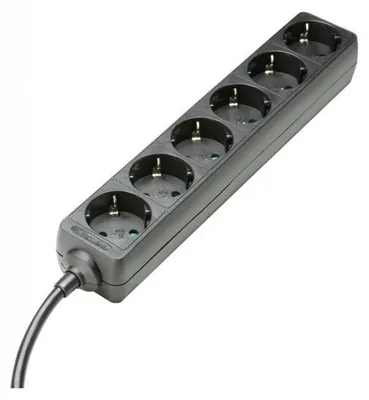 Zdjęcie produktu dla Adam Hall Cables 8747 X 6 M 3 – 6-gniazdkowa listwa zasilająca o długości kabla 3 m