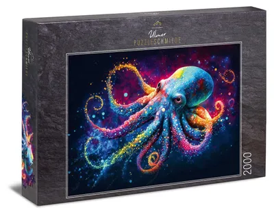 Obrázok produktu pre Puzzle s motívom "Tentaklová show" – farebná skladačka s 2000 dielikmi