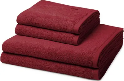 Produktbild von Ross Vita 2 X Handtuch 2 X Duschtuch im Set Walkfrottee aus Baumwolle 520 g/m², Flauschig weich saugstark und pflegeleicht, Gewebte Bordüre mit Logo Stickerei
