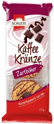 Produktbild von Schulte Kaffee Kränze Zartbitter 175g