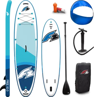 Produktbild von F2 Stand up Paddle Board FREE - Round Sail - SET SUP 10,6 Blau
