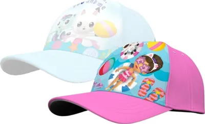 Imagen del producto de Gorro de Gabby's Dollhouse: Gorro infantil de algodón 100% con un diseño adorable, color rosa