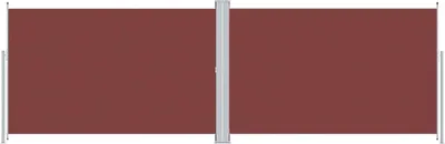 Produktbild von vidaXL Seitenmarkise Ausziehbar Braun 220x600 cm