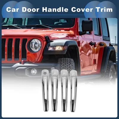 Image de Enjoliveur De Poignée De Porte De Voiture, Enjoliveur De Poignée De Porte Latérale Pour Chevy Malibu 2013-2015 En Abs Ton Argent, 1 Ensemble