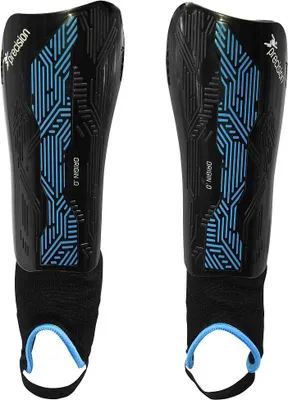 Produktbild von Precision Schienbein- und Knöchelschützer Origin.0 schwarz/cyan large Fußball