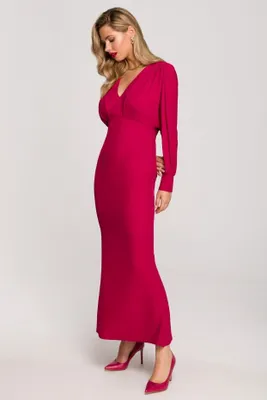 Produktbild von Makover Maxikleid für Frauen Kundry K143 Pflaume M