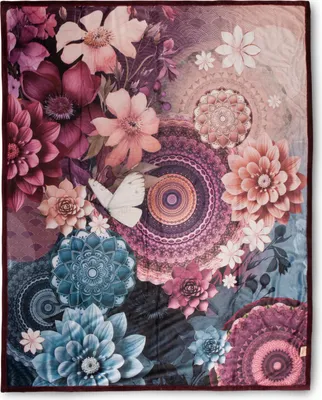 Produktbild von Plaid HIP 130x160 cm - mandalas & flowers