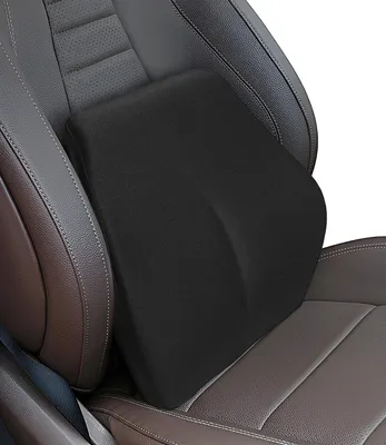 Obrázek produktu pro Polštář do auta na podporu bederní páteře – Podpora bederní páteře do auta z paměťové pěny – Ergonomický polštář do auta na podporu bederní páteře – Kancelářská židle – Invalidní vozík