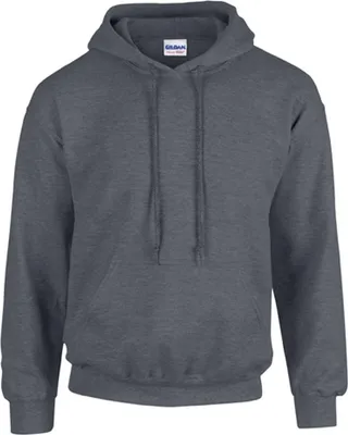 Produktbild von Gildan 18500 | Heavy Blend Hooded Sweatshirt / Kapuzenpullover - Farbe: Dark Heather - Größe: 3XL
