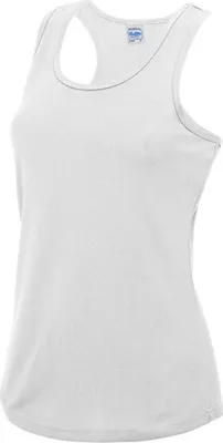 Produktbild von Just Cool JC015 | Girlie Cool Tank Top Sport T-Shirt + WRAP  - Farbe: Arctic White - Größe: XL
