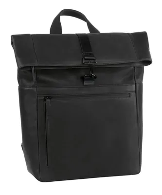 Produktbild von LEONHARD HEYDEN Leder Freizeitrucksack Rucksack mit Laptopfach Den Haag Rolltop Backpack Black schwarz