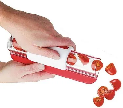 Produktbild von Kerntomatenschaar - 20 x 7,5 cm - Keukengereedschap - Bambus - Geschikt für Obst