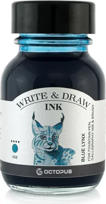 Produktbild von Write and Draw Ink 456 Blue Lynx, Füllfederhalter- und Zeichentinte, 50 ml
