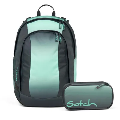 Produktbild von Satch Air Gradient Mint Schulrucksack Set 2tlg.