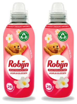 Produktbild von 2 x Robijn Wasverzachter Jasminblüte - 650 ml - Vorteilspackung - 2 Stücke