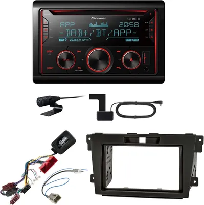 Produktbild von Pioneer FH-S820DAB USB Digitalradio Bluetooth MP3 Einbauset für Mazda CX-7